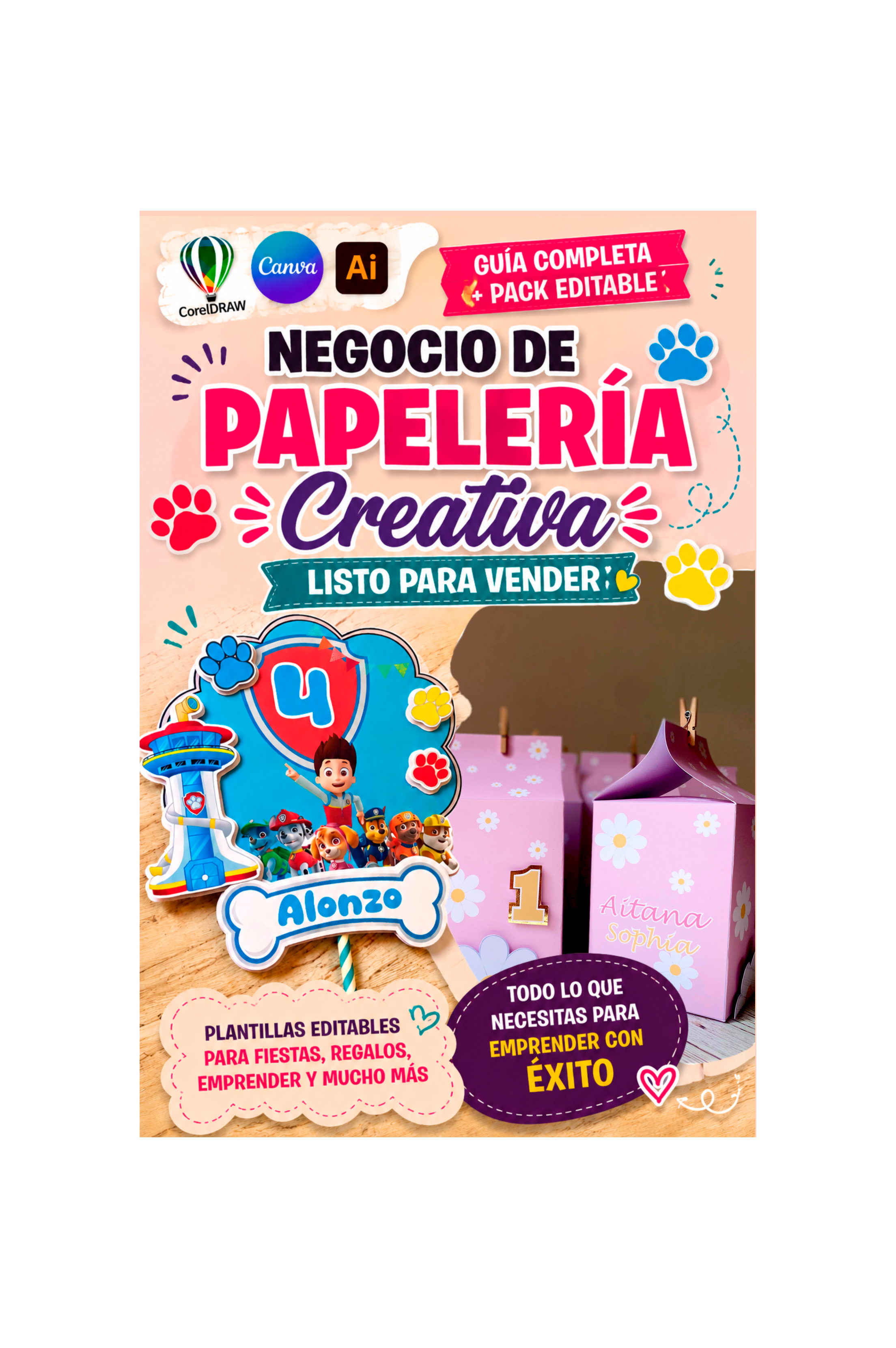 Negocio de Papeleria Creativa Lista para Vender| Morita Imprimibles