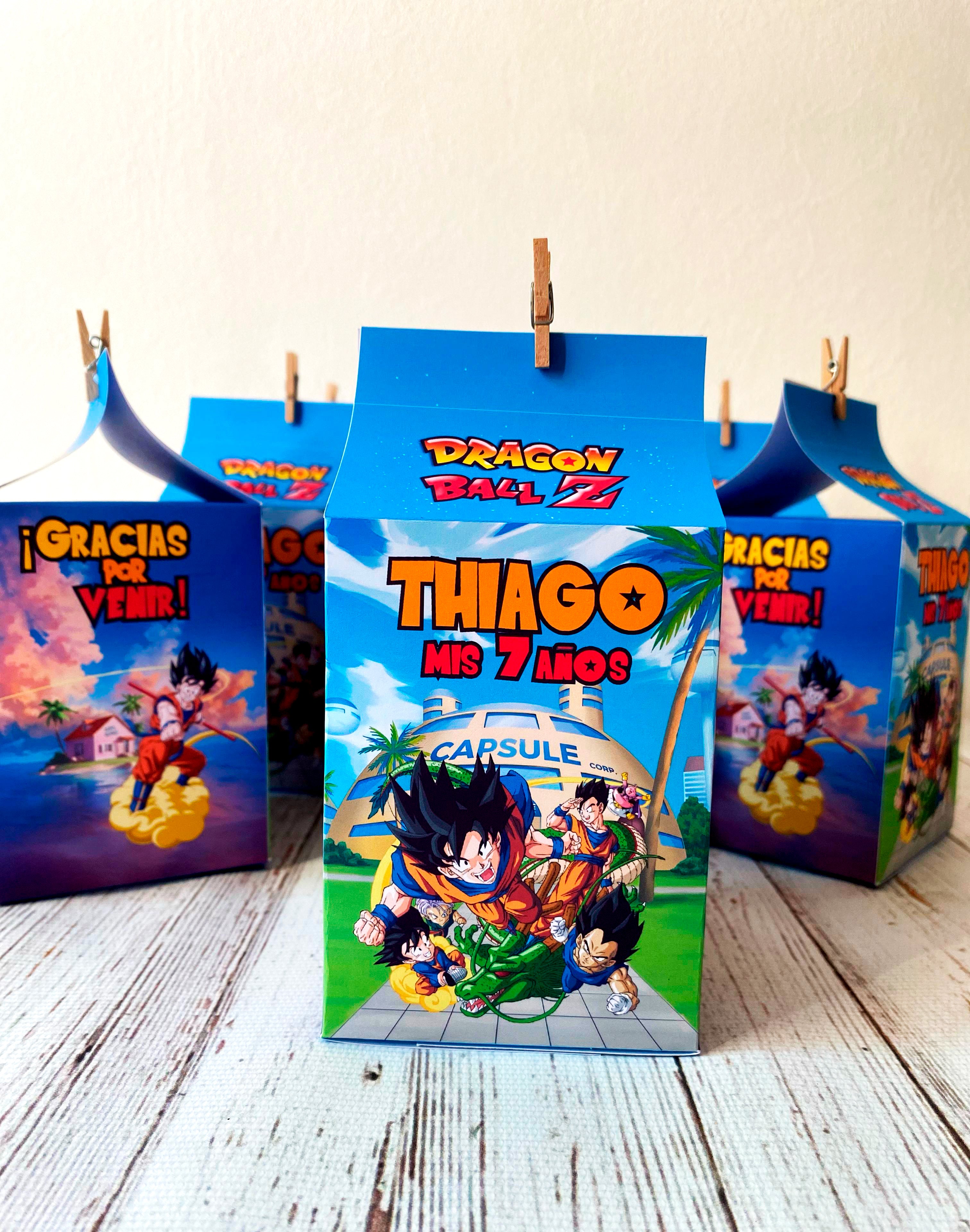 Kit Imprimible de Dragon Ball Z para Cumpleaños