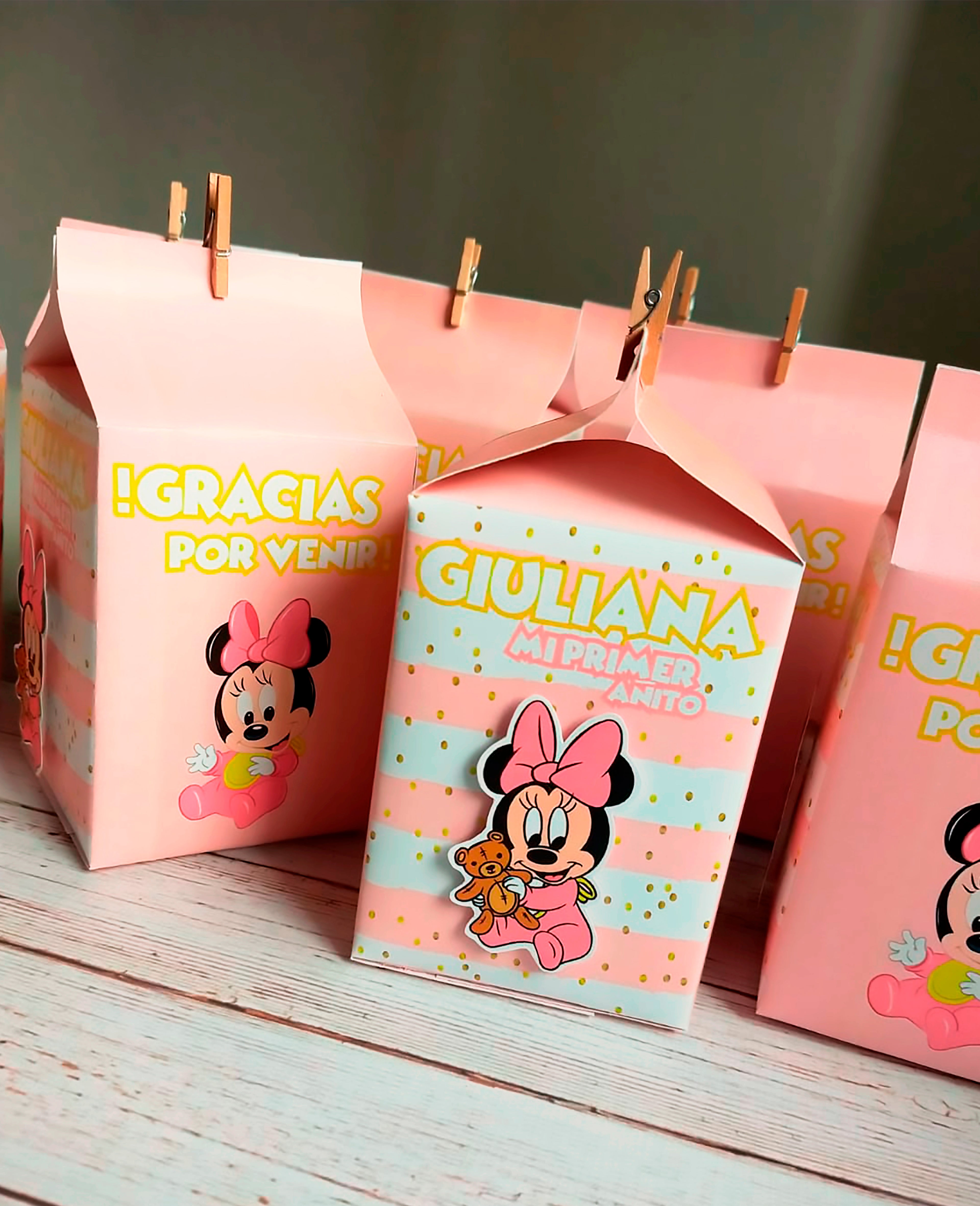kit imprimible - minnie bebe -morita imprimibles