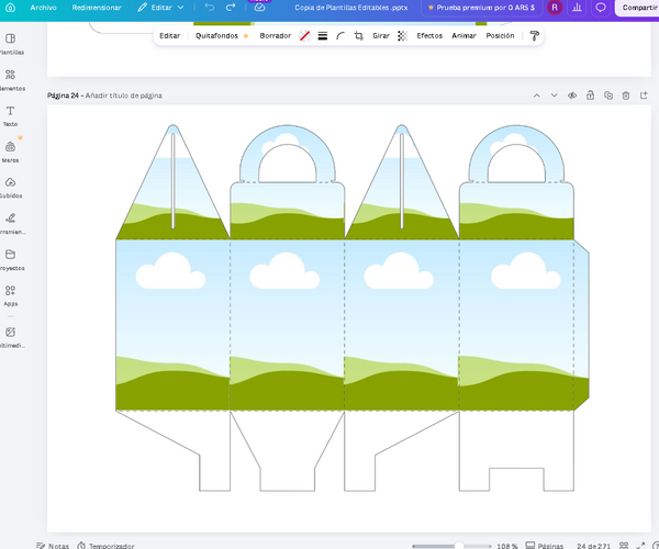 Moldes - Plantillas editables para CANVA