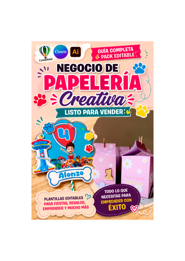 Pack Emprendedor para cumpleaños | Morita Imprimibles