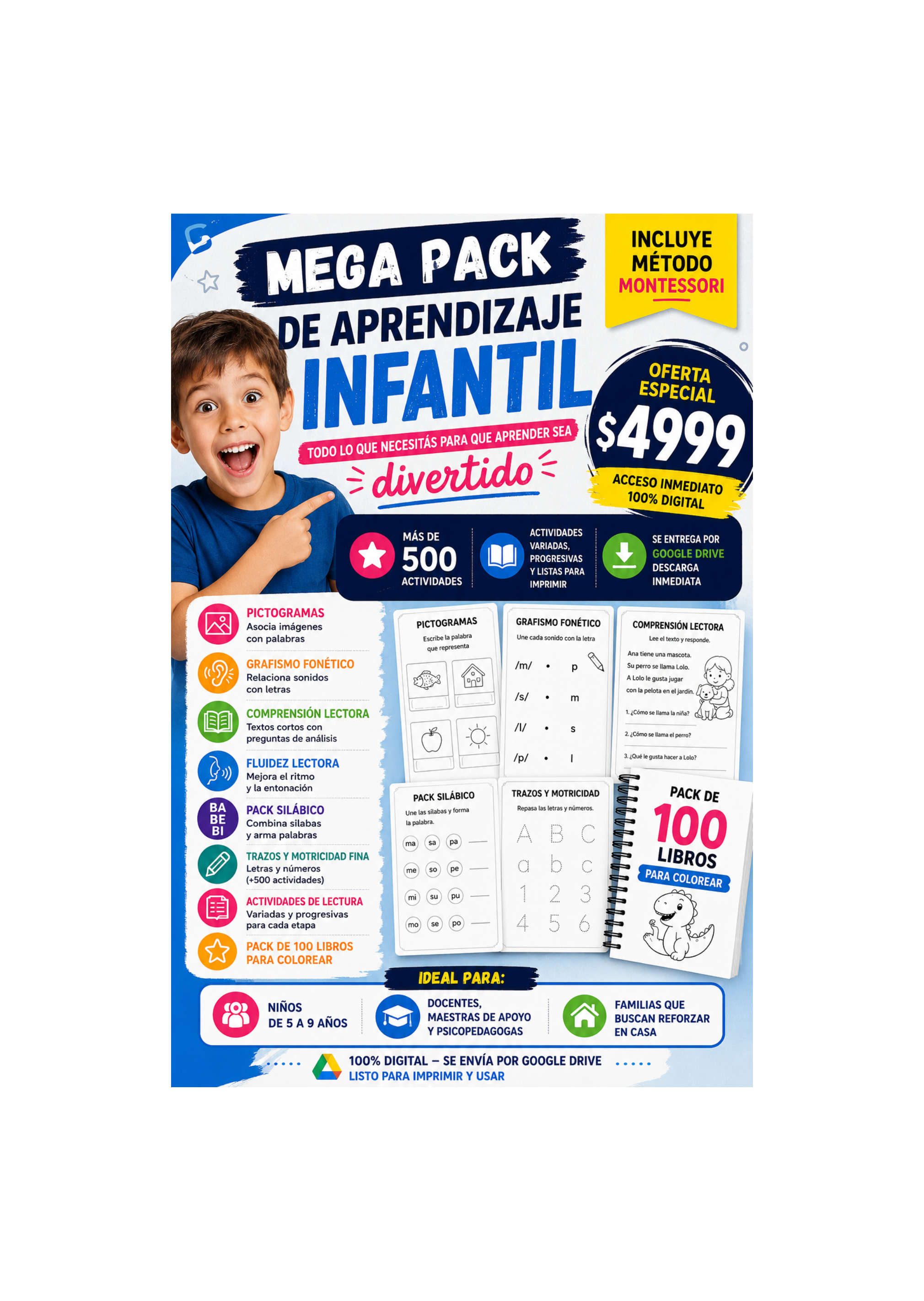 PACK DE LECTOESCRITURA