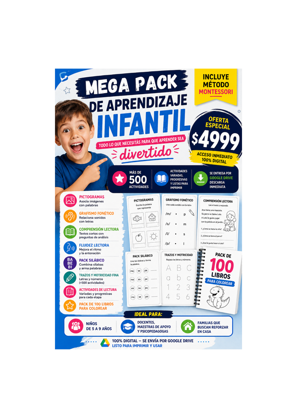PACK DE LECTOESCRITURA