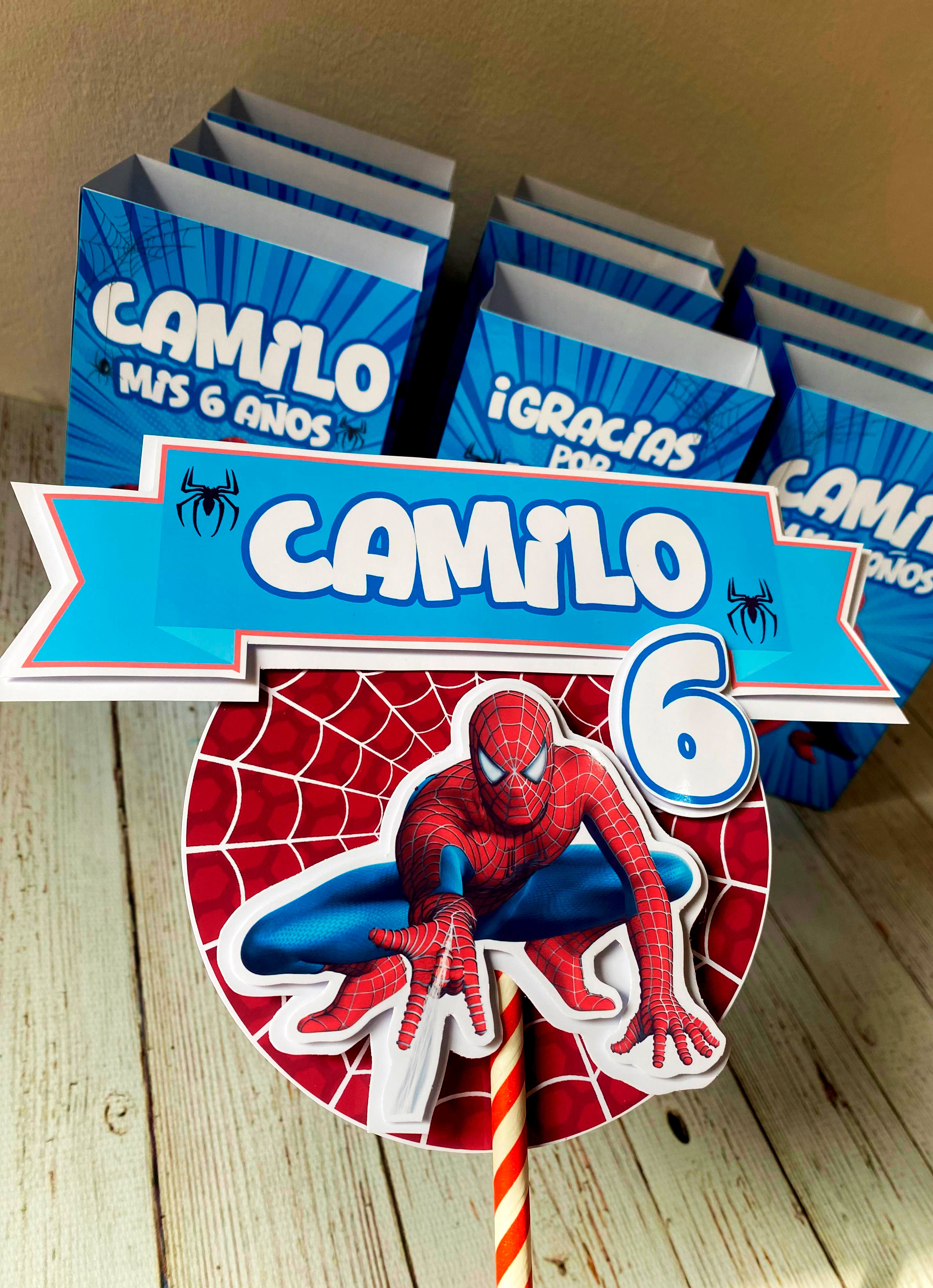  Kit Imprimible de Spiderman para Cumpleaños 1