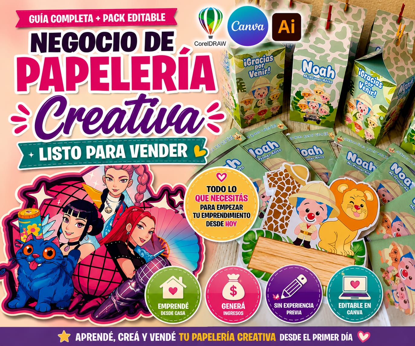 imprimibles para cumpleaños- papeleria creativa