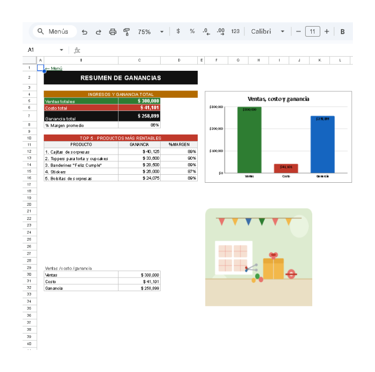 Calculadora de Costos para tu Emprendimiento