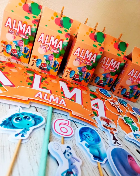 Kit Imprimible de Intensamente para Cumpleaños