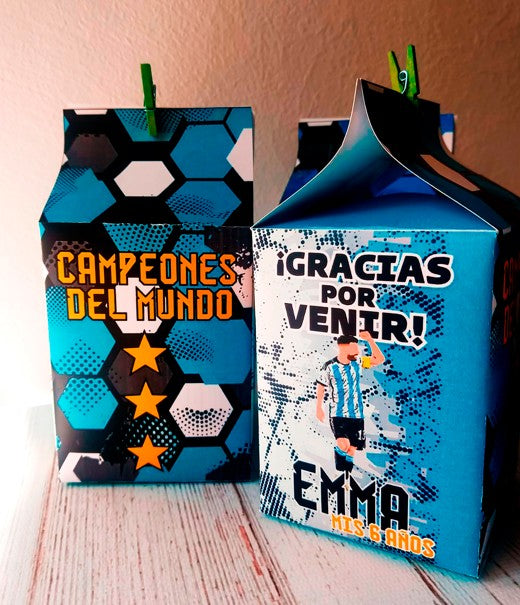 Kit Imprimible de Messi campeones del mundo