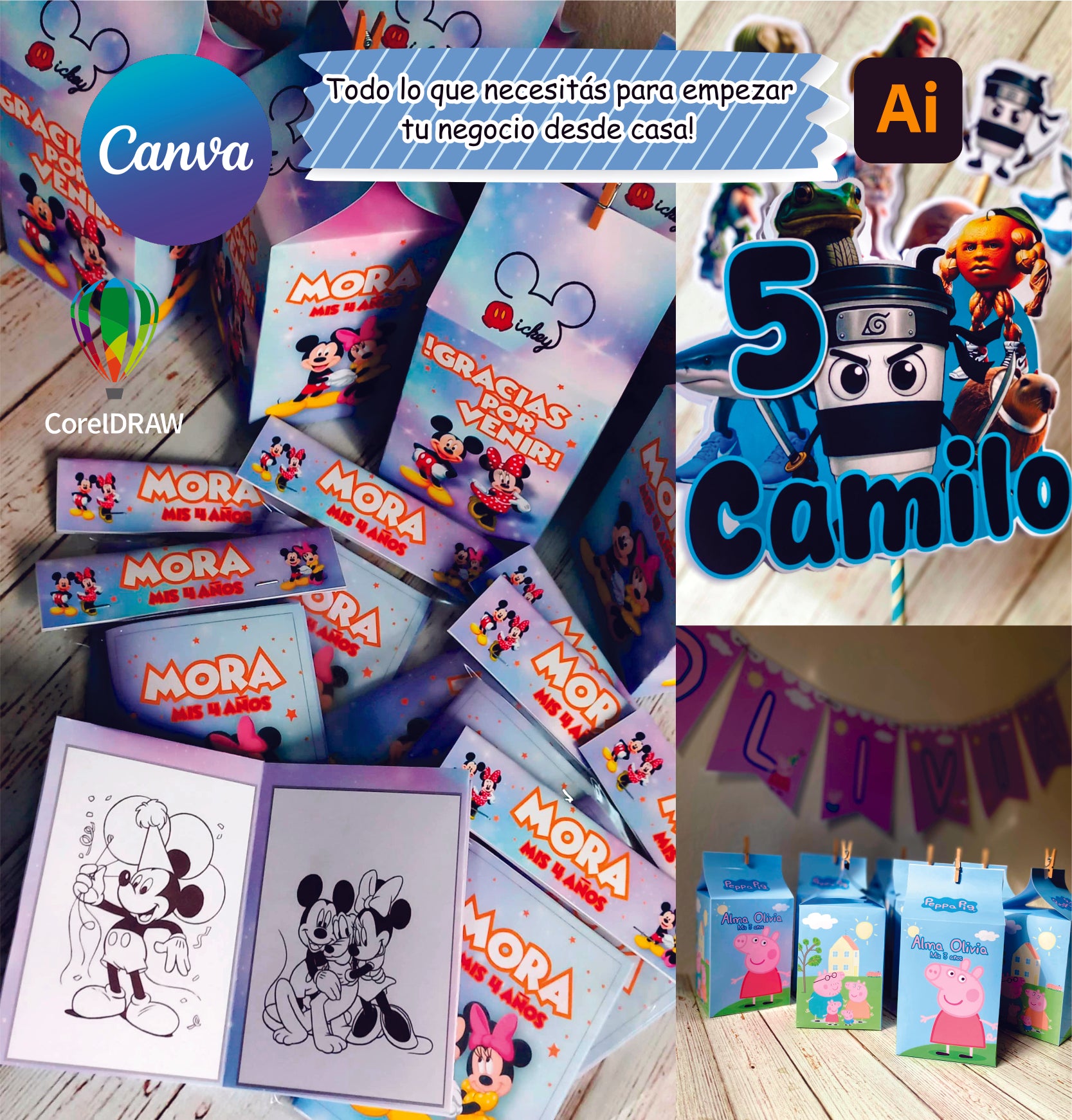 Pack Emprendedor de Papelería Impresa