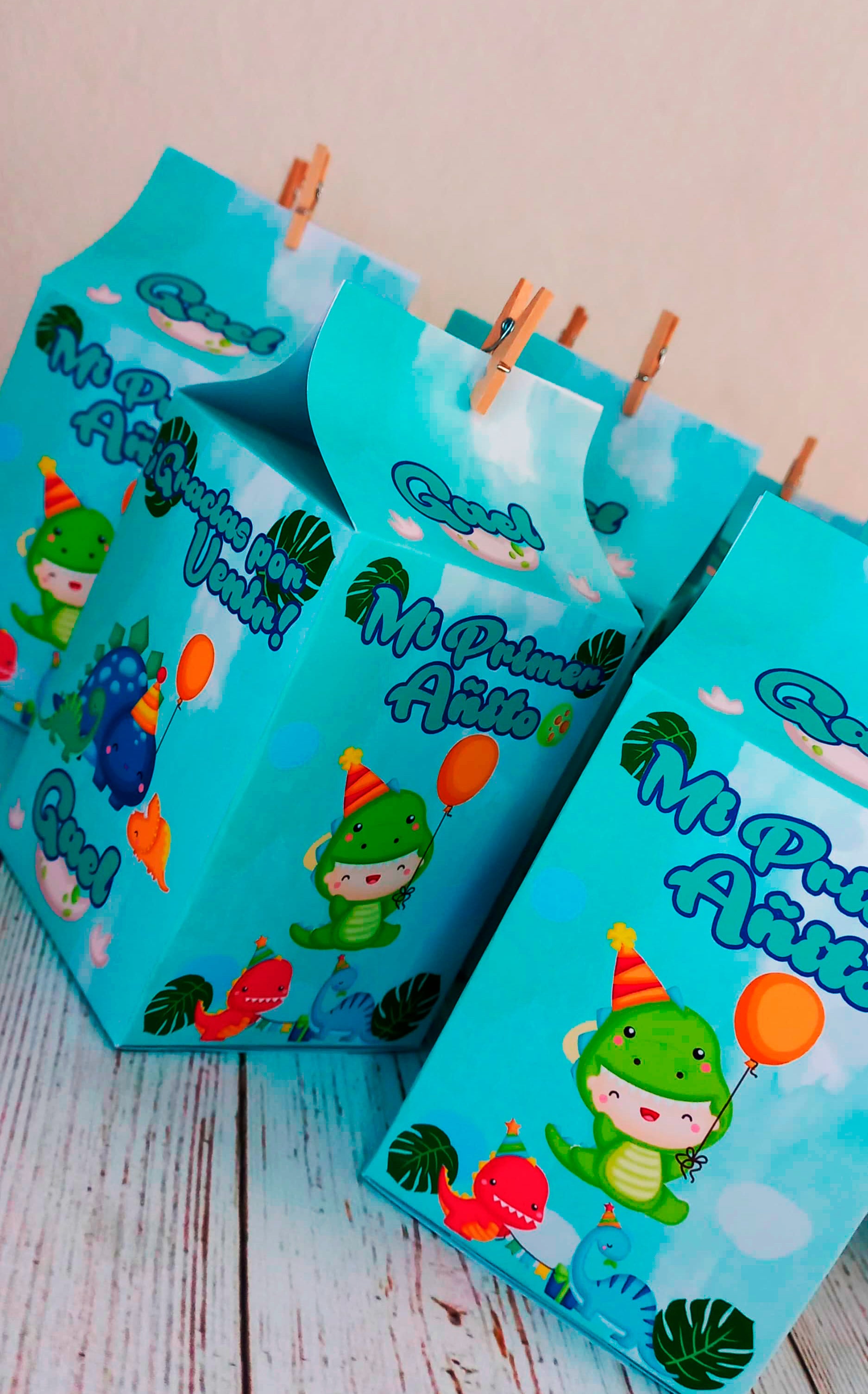 Kit Imprimible de Dinos Bebe